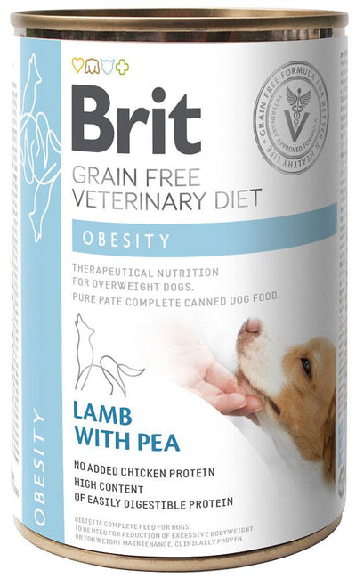 Brit Dog VD Obesity Lamb & Pea  Wet 400gr