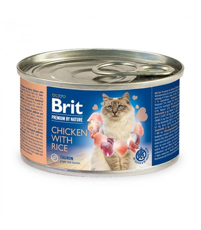 Brit Cat Nature Wet Chicken&Rice 200gr