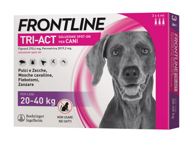 Boehringer Dog Frontline 20-40kg 3x4ml