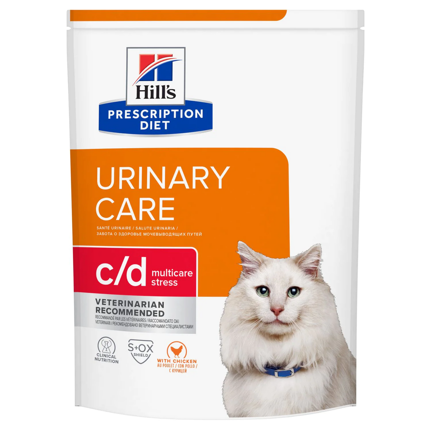 Hills Cat PD Urinary Care C/D Stress Dry Chicken 1.5Kg