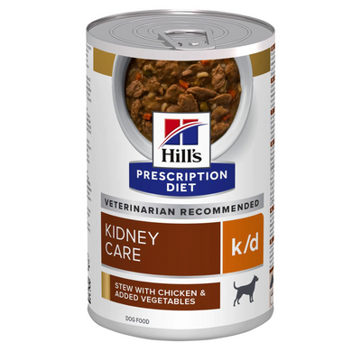 Hills Dog PD Kidney Care K/D Wet Stew Chicken & Vegetables 354gr