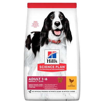 Hills Dog SP Adult Medium 11-25Kg Dry Chicken 2.5Kg