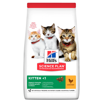 Hills Cat SP Kitten < 1 Dry Chicken 1.5Kg