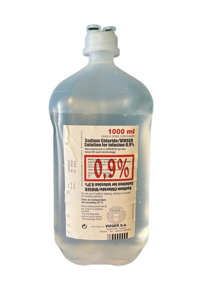 Vioser Sodium Chloride Drip Bottle 1lt